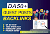 provide guest post service with dofollow backlink on high da guest post sites