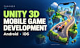 develop a unity 3d mobile game for android or ios