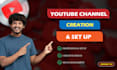 professional youtube channel creation and setup optimization