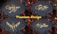 design the most beautiful name base using wall in coc