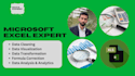 do data cleaning, visualization and analytics using  excel
