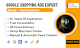 setup google shopping ads campaign and fix merchant center