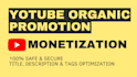 optimize youtube channel for monetization in 45 days