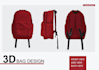 do any 3d bag design, travel bag, backpack design