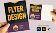 do flyer or postcard design