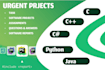 code your c cpp java python and csharp programming projects