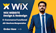 professionally design a wix website or redesign a wix website design