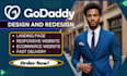 godaddy website design godaddy website redesign godaddy