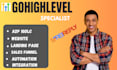 do gohighlevel a2p 10dlc registration landing page dns email twillo