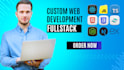 turn your vision into fullstack web app using react and node