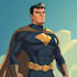 create a unique superhero cartoon character