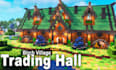 build you the best  trading hall on both java and bedrock