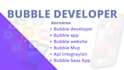 bubble developer, bubble web app, bubble saas app, bubble crm, flutterflow adalo