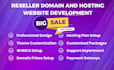 domain and hosting reseller website setup