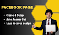 do create and setup your facebook page