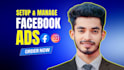 setup facebook ads campaign, instagram ads, for your business