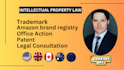 do trademark and amazon brand registry USA, UK uspto, canada, aus, office action