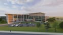 create large scale architectural 3d model and landscaping