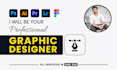 be your professional graphic designer for web or print