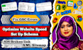 fix gsc errors, optimize website speed, set up schema, 404 links, XML sitemap