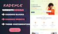 design or redesign your kadence website with kadence blocks pro