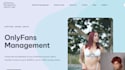 design onlyfans agency website, onlyfans agency and management website