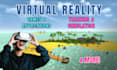 create a virtual reality game application