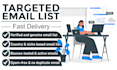 collect targeted emails for email marketing