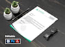 design professional letterhead ms word template