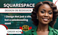 squarespace website redesign, squarespace website design, squarespace  redesign