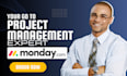 setup monday CRM workflow suitedash automations monday com board workspace