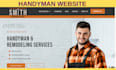 design handyman website handyman landing page build construction website