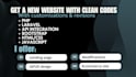 design, redesign, and develop custom websites