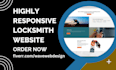 design locksmith home security handyman roofing cctv home improvement website