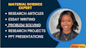 provide expert solutions in material science within 24 hours