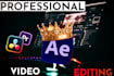 do professional cinematic video editing