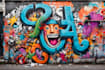 create unique street art graffiti collage