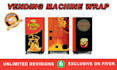 design  a unique vending machine wrap