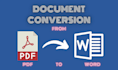 convert scan pdf to word