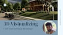 create architectural 3d house and structures