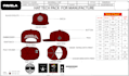 design a custom cap and hat tech pack