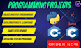 write code,scripts,assignments in python java react sql,programming projects