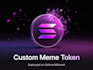 create solana spl meme token with metadata logo and raydium launch