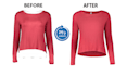 do ghost mannequin neck joint wrinkle remove clothing creases remove