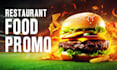 create food promo video and food ads for your restaurant