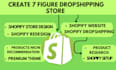 custom shopify website design, shopify homepage redesign, shopify dropshipping