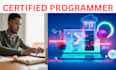 do cpp and python programming tasks and projects