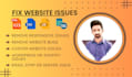 fix bugs in your website and make mobile friendly responsive