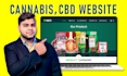 create premium cannabis, cbd, weed, hemp ecommerce website