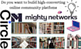 setup mighty networks, circle so, tribe, membership website, community platform